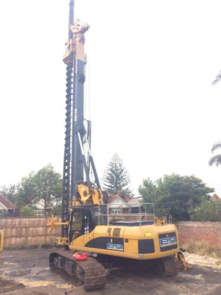 Crawler Rotary Piling Rig With ±5° Lateral Mast Inclination 79 M / Min Auxiliary