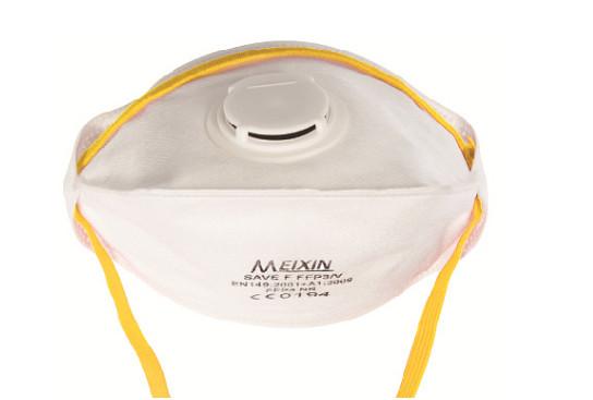 Quality Foldable FFP3 Face Mask Elastic Straps Anti Viral Smog Proof CE Approved for sale