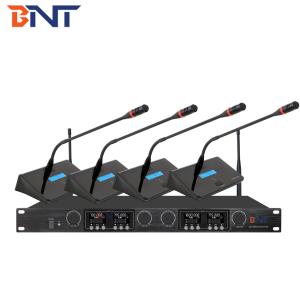 China UHF 4 Channels Wireless Conference Microphone With 8 Handhelds / Headsets on sale