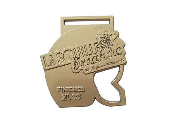 Quality Custom Shape Gold Plated 3D Blank Award Medals Thickness 0.5~3.0mm for sale