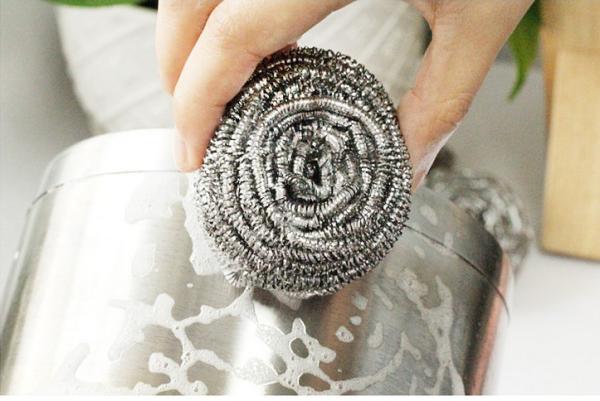 Quality Kitchen Cleaning Metal Scouring Ball Dry Quickly Not Easy To Change Shape for sale