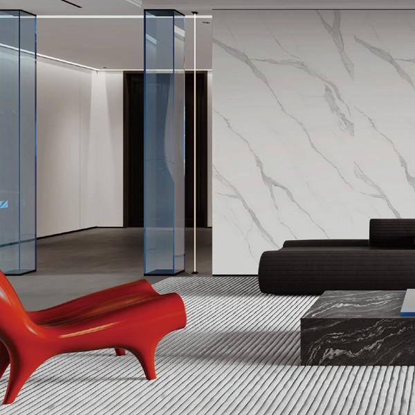 Quality Gloss Glazed Rectified Porcelain Tile With Polished Finish Low Water Absorption PEI Rating 4 for sale