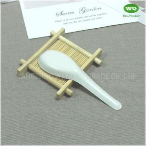 4.5 Inch Compostable Chinese Spoon,Customized Durable Disposable Utensils, Food Grade Plastic Cutlery Biodegradable