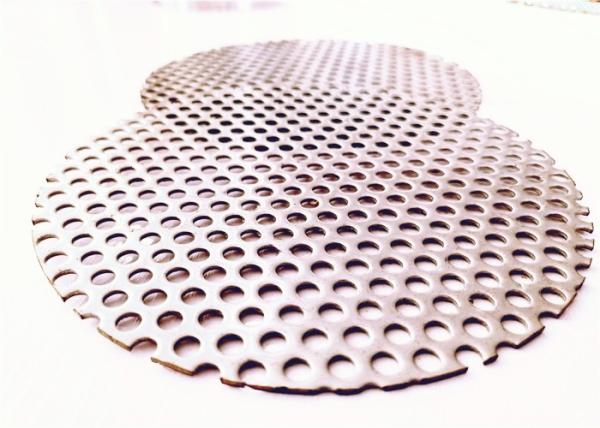 Quality 1/8inch Hole 4X8 Ft Metal Perforated Sheet , Perforated Aluminum Sheet Staggered for sale