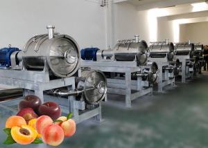 Buy cheap 3tons/Day PLC Control Peach Apricot Fruit Processing Line product