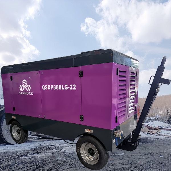 Stage Ⅲ Emission Standard Screw Air Compressor Equipment For Mining At 20bar Pressure