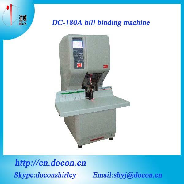 Quality DC-180A automatic bill binding machine for sale