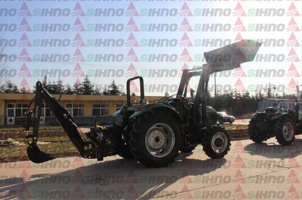 Quality Tractor with Front End Loader for Loading Goods for sale