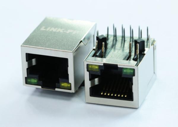 Quality ARJ11B-MESBQ-A-B-EMU2 Ethernet Single Port 10/100 Magnetic RJ45 Connector for sale