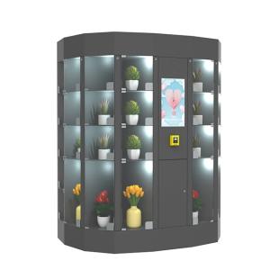 China Fresh Flower Locker Vending Machine 240V With Refrigerate Cooling System on sale
