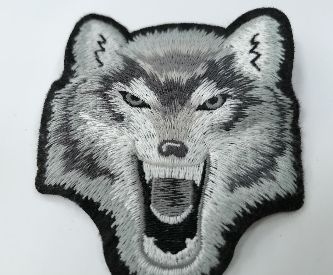 Garment Woven Embroidered Patches For Clothes Heat Transfer Labels