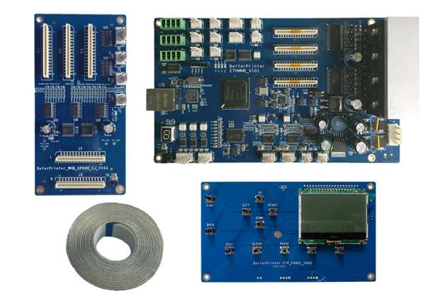 Quality Inkjet printer board set Gigabit network Single Head XP600 Kit For White Ink Pyrography Printer for sale