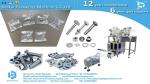 Automatic counting and sachet packing machine for hardwares