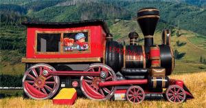 Buy cheap Inflatable Train Slide Combo product