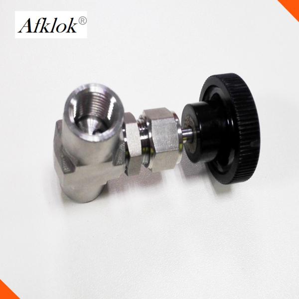 Quality High Temp Durable Stainless Steel Ball Valve With Flow Meter 3/8 NPT Structure for sale