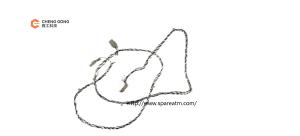 445-0708597 ATM Machine Parts NCR Harness Fascia FDK 4450708597