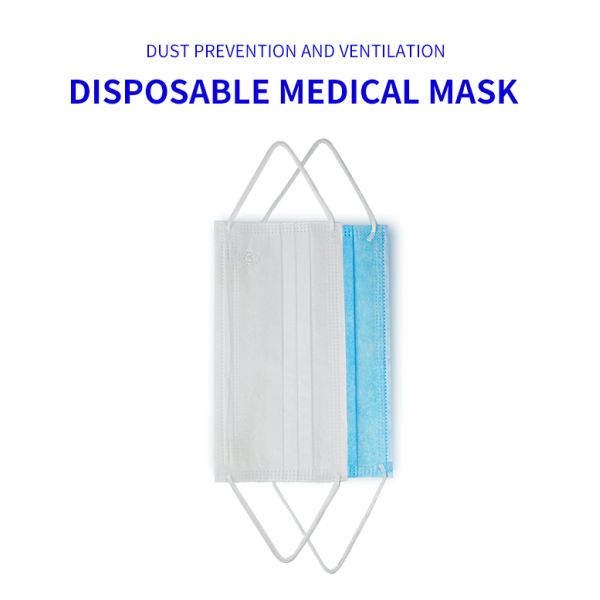 Spunbond BFE 99% Disposable Protective Face Mask