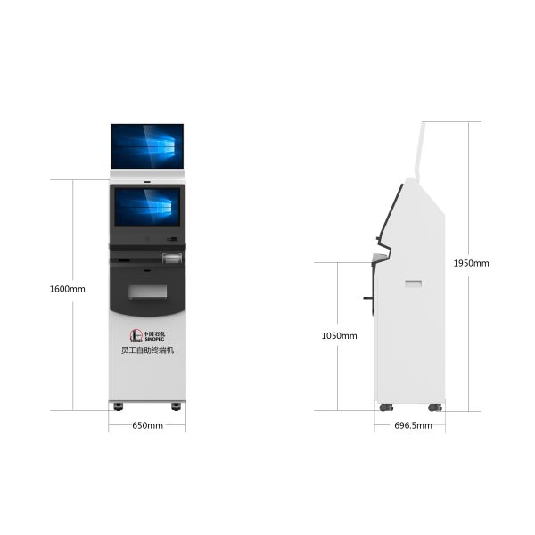 Customized Self Service Touch Screen Kiosk Cash Recycling Card Bill Payment Kiosk
