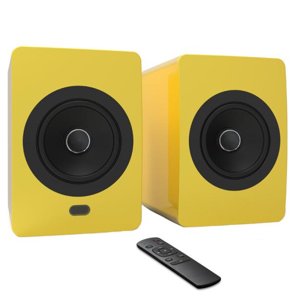 Quality Wood TWS Bookshelf Bluetooth Speakers Portable True Wireless Speakers 200W RMS for sale