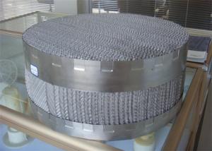 Chemical Metal Tower Packing High Separation Efficiency Large Flexibility