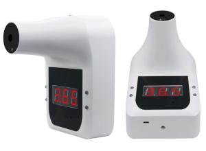 China Face Recognition Wall Mounted Lcd Display Measurement Body Thermometer on sale