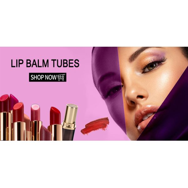 3.5g Aluminum Lipstick Tube Unique Frost Red Push Up Empty Round