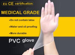 China Disposable Medical Glove cheap PVC Plastic Safety Gloves on sale