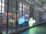 AC100-240V 60Hz Input Transparent LED Display Screen for Indoor Advertising