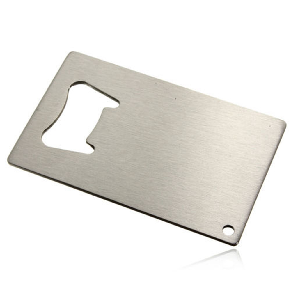 Stainless Steel Metal Card Personalized Credit Card Bottle Openers