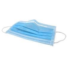 Quality High BFE Face Mask Earloop 3 Ply , 3 Ply Disposable Face Mask Fiberglass Free for sale