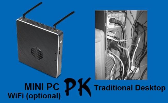 Compact Mini Desktop PCs Intel Celeron Process I7-8550U DDR4 Light Thin