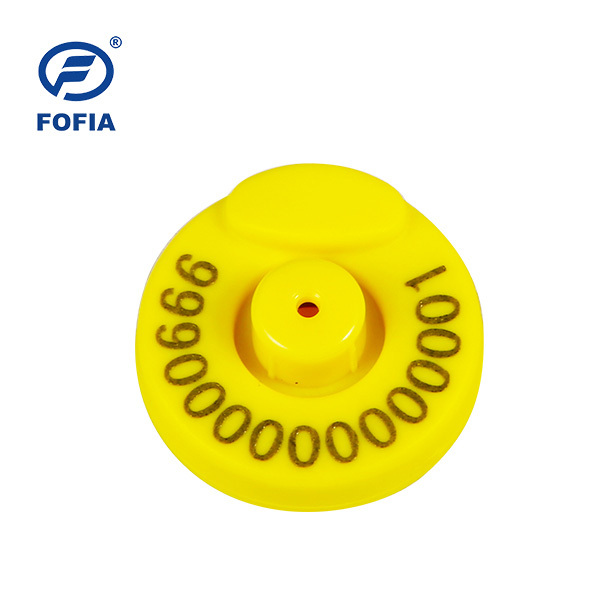 UHF RFID Long Range Farm Animal RFID Cattle Ear Tag Electronic Identification RFID Animal Ear Tag