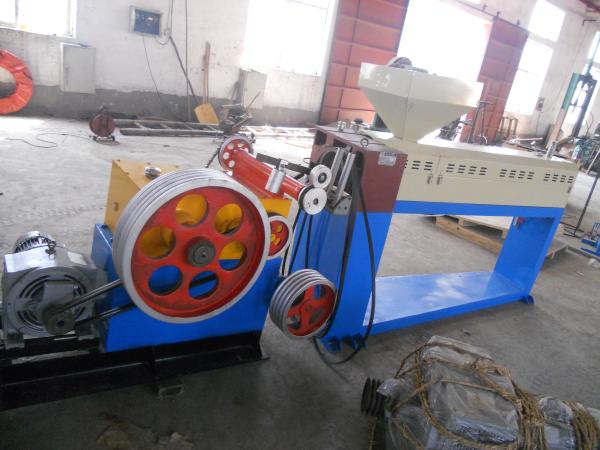 Quality High Speed PVC Wire Making Machine , PVC Wire Coating Machine With Straightening Device for sale