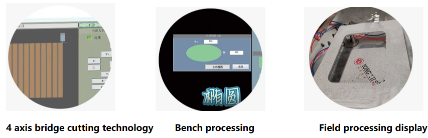 Integrated Large Bridge Saw Machine Marble Cutting Grinding