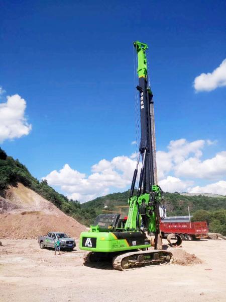 Quality Max Drilling Depth 68m Pile Driving Equipment , Borehole Drilling Machine 5~26 Rpm Rotation Speed KR220C for sale