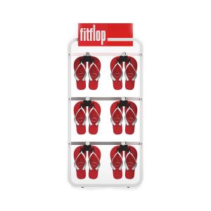 Buy cheap Metal Shoe Display Stand For Sale, Custom Floor Slipper Display Stand product