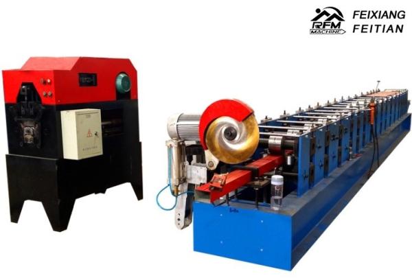 Quality Automatic Downspout Roll Forming Machine 15 m/min Speed Gutter Making Machine for sale