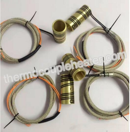 Quality Brass / mica nozzle heater for injection machine copper / mica heating element for sale
