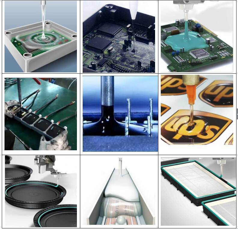 Electronic Components Automatic Production Visual Glue Dispensing Machine
