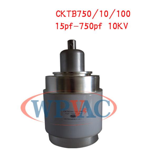 Quality CKTB750/10/100 Variable Ceramic Vacuum Capacitor 15~750pf 10KV Low Loss for sale