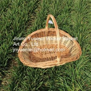 Buy cheap 2016 wicker handle basket wicker log basket product