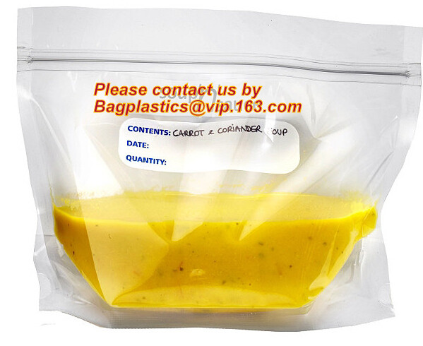Reusable Leakproof Print Zip Lock Sandwich Bag, Fat bottom bag With Zip lock Eight side seal Bag with Zipper locker bagg