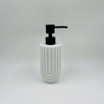 White Polyresin Kitchen Utility Caddy For Bathroom Countertop Utensil Caddy With