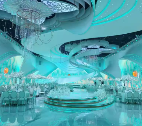Banquet Hall 24v60 Light 10-Segment Breakpoint Continuous RGBW Magic Water Light Strip