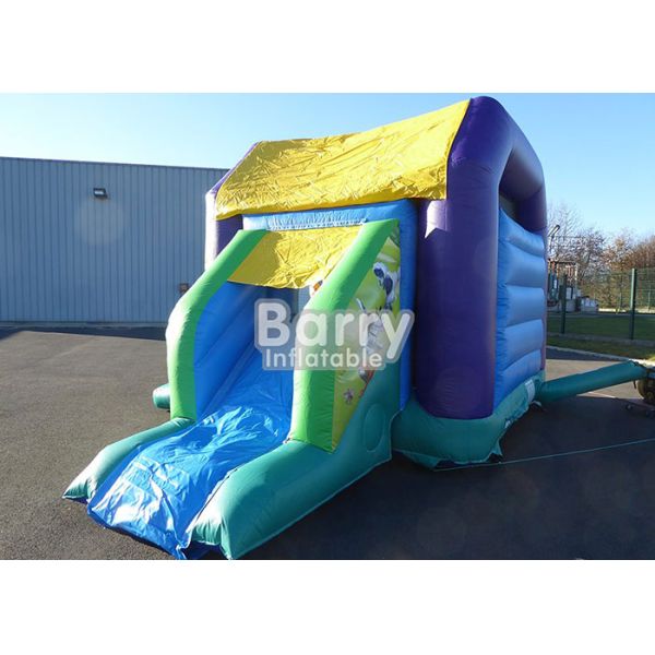Commercial Children Inflatable Farm Theme Bounce House Combo With Slide For Kids