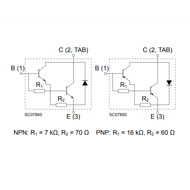 TIP127 Through Hole Darlington Transistors