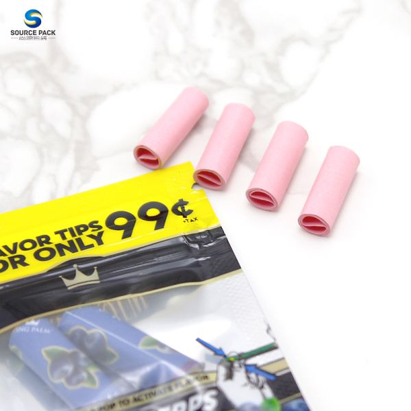 Natural Flavored Filter Tips Colorful Paper Filter Tips For Smoking
