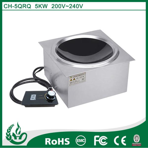Quality Built in wok induction cooker 3500W for sale