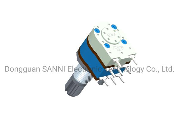 Quality RV12321GSKA Rotary 12mm Potentiometer Dual Unit Shaft Sealed With Switch for sale