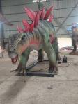 Artificial Stegosaurus Customized Realistic Dinosaur Animatronic Model Remote